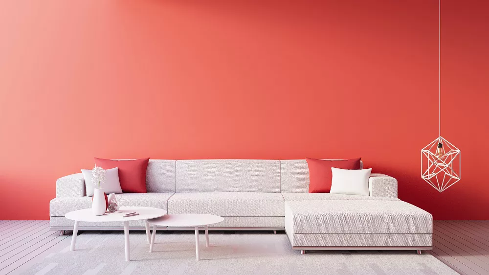 Living Coral - Dwa oblicza rafy koralowej - Pantone wskazuje trendy 3 Ściana w kolorze Living Coral