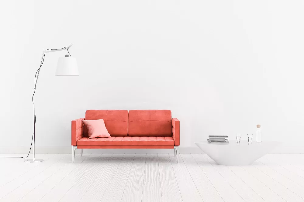 Living Coral - Dwa oblicza rafy koralowej - Pantone wskazuje trendy 4 Sofa w kolorze Living Coral