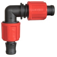 Kolano 16mm x 16mm (2x5/8’’) do łączenia i kierunkowania linii kroplujących Kolano 16mm x 16mm (2x5/8’’) do łączenia i kierunkowania linii kroplujących