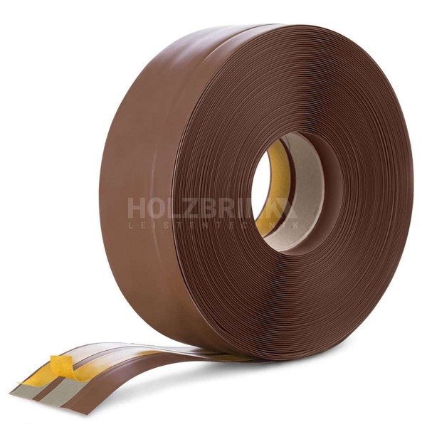 Listwa przypodłogowa miękka PVC gumowa samoprzylepna 32x23 mm czekoladowa PREMIUM