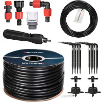 System nawadniania kropelkowego z emiterami patykowymi, rura LDPE 16 mm System nawadniania kropelkowego z emiterami patykowymi, rura LDPE 16 mm