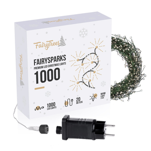 Lampki choinkowe LED 20m FairySparks 1000 Premium