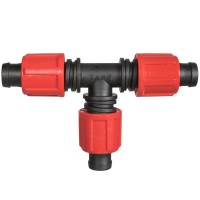 Trójnik 16mm (5/8’’) do rozgałęziania i łączenia linii kroplujących Trójnik 16mm (5/8’’) do rozgałęziania i łączenia linii kroplujących