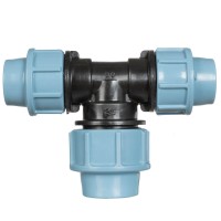 Trójnik Redukcyjny PP 20mm x 25mm x 20mm do łączenia i rozgałęziania rur doprowadzających Trójnik Redukcyjny PP 20mm x 25mm x 20mm do łączenia i rozgałęziania rur doprowadzających